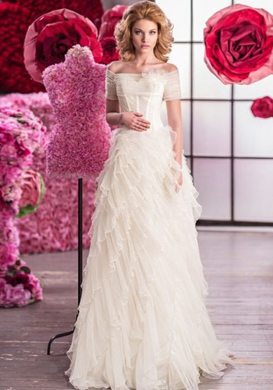 Свадебное платье Маттиола 1718-A32620 - Дом свадебной и вечерней моды Anna Bogdan