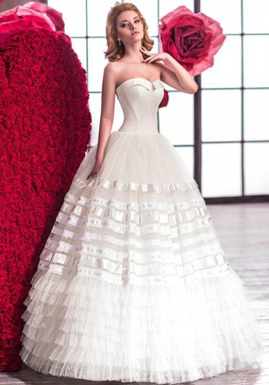 Свадебное платье Ванда 1708-A32621 - Дом свадебной и вечерней моды Anna Bogdan