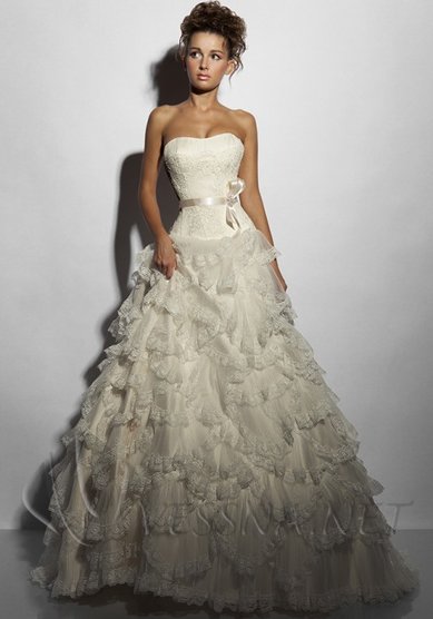 Свадебное платье Крем-N32969 - Свадебный салон Noelle