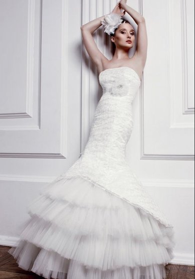 Свадебное платье Фаиза Рыбка-S34329 - Свадебный салон Sharmel