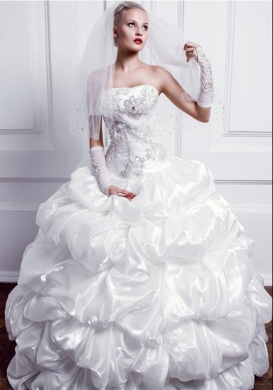 Свадебное платье Буф Индиго-S34339 - Свадебный салон Sharmel