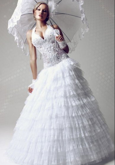 Свадебное платье Ариана Паутинка-S34340 - Свадебный салон Sharmel