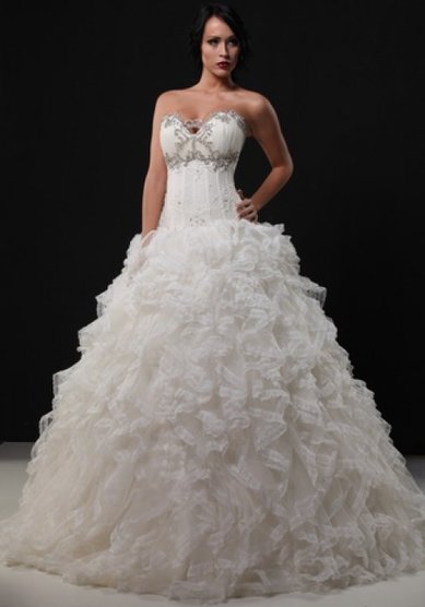 Свадебное платье Француженка-S35073 - Свадебный салон Sharmel