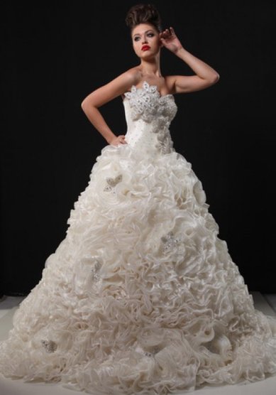 Свадебное платье Чулпан-S35080 - Свадебный салон Sharmel