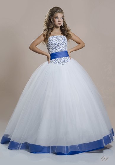 Свадебное платье Модель 01 сапфир-C35528 - Свадебный салон CARAMELA