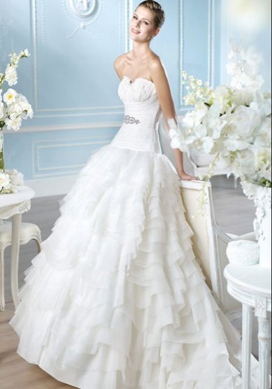 Свадебное платье HADDO-L36355 - Свадебный салон La Sposa De La Rosa - закрыт