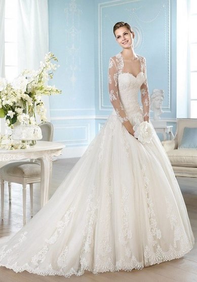 Свадебное платье HARLEI-L36411 - Свадебный салон La Sposa De La Rosa - закрыт