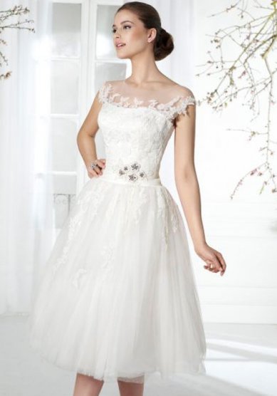 Свадебное платье 5299-L36435 - Свадебный салон La Sposa De La Rosa - закрыт
