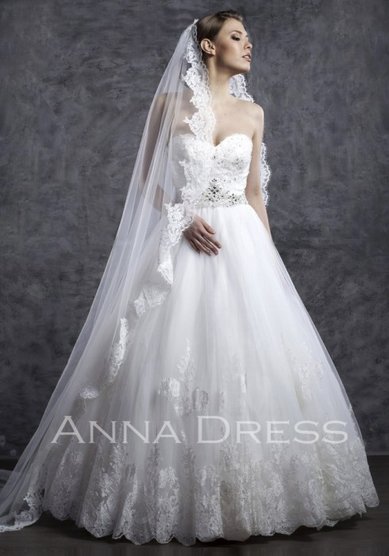 Свадебное платье Clare-A36529 - Салон свадебных и вечерних платьев Anna Dress