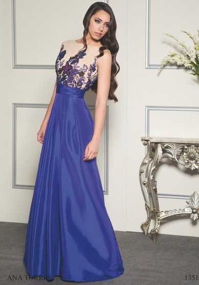 Вечернее платье Ana Torres 13517-L37074 - Свадебный салон La Sposa De La Rosa - закрыт