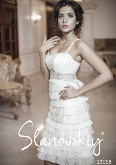 Свадебное платье Slanovskiy 13058-S37107 - Свадебный салон Slanovskiy