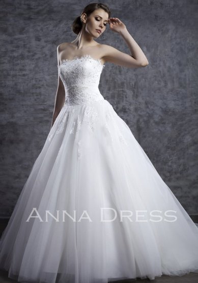 Свадебное платье Yunona-A37649 - Салон свадебных и вечерних платьев Anna Dress
