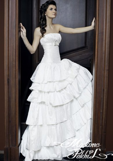 Свадебное платье Volant-M38037 - Свадебный аутлет Madame Pokhil