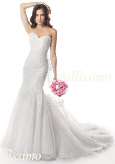 Свадебное платье MS Шармейн-B38055 - Мир свадебной моды Bellissimo