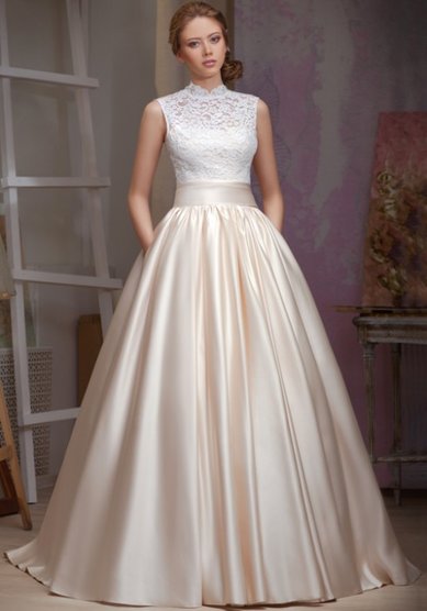 Свадебное платье Сандра-B38097 - Мир свадебной моды Bellissimo