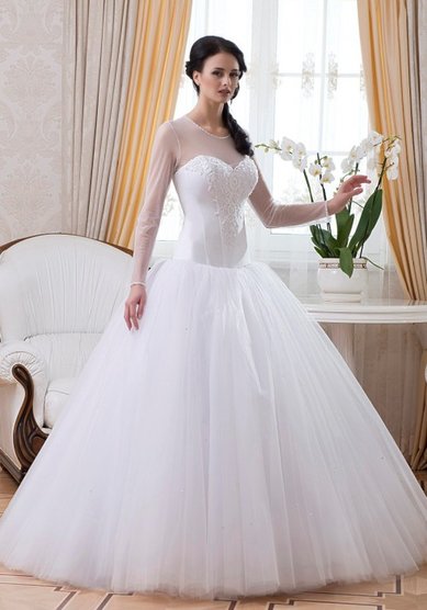 Свадебное платье Эмиль-S38693 - Свадебный салон Sharmel