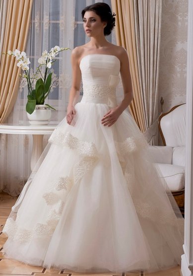 Свадебное платье Стефани-S38707 - Свадебный салон Sharmel