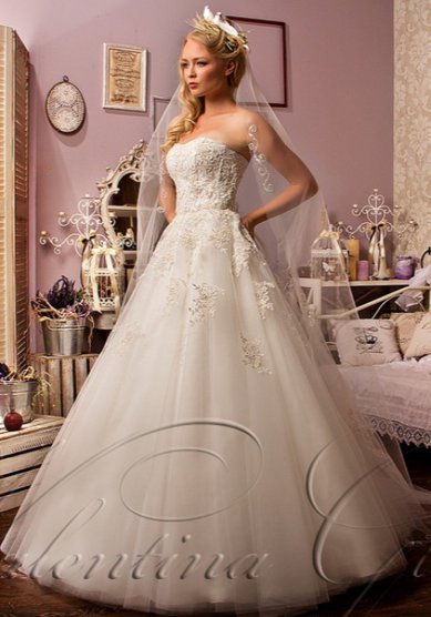 Свадебное платье рарillion-К38928 - Свадебный салон Княжеская свадьба