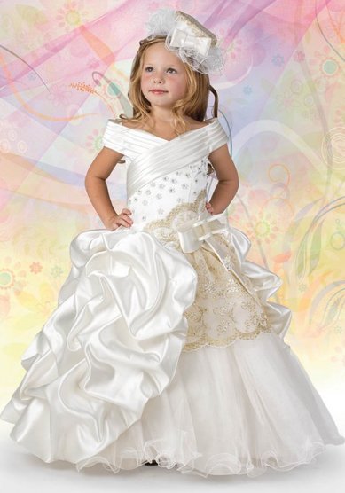 Детское платье Джульетта-К38929 - Свадебный салон Княжеская свадьба