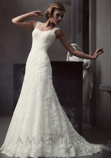 Свадебное платье Селена-2-A38959 - Дизайн-студия Amantes