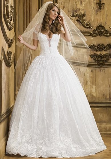 Свадебное платье Альмандин-A38968 - Дом свадебной и вечерней моды Anna Bogdan