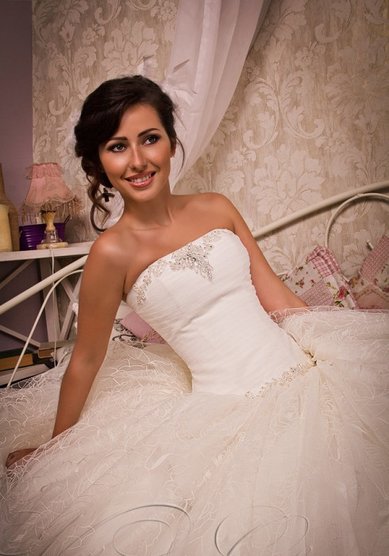 Свадебное платье Бургундия-К39104 - Свадебный салон Княжеская свадьба