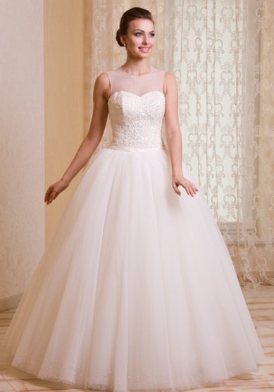 Свадебное платье Сутаж-S39352 - Свадебный салон Sharmel