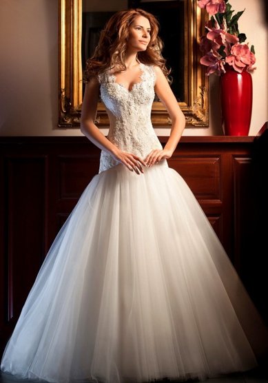 Свадебное платье Eveline-С39389 - Свадебный салон Счастливый Случай