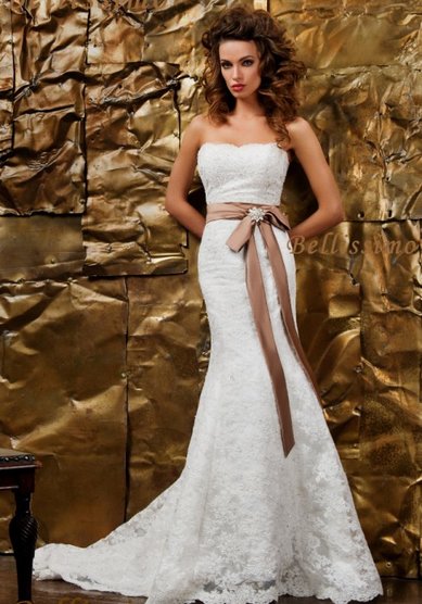 Свадебное платье Гвинет-B39446 - Мир свадебной моды Bellissimo