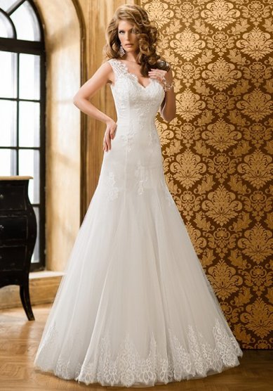 Свадебное платье Нефрит-A39447 - Дом свадебной и вечерней моды Anna Bogdan