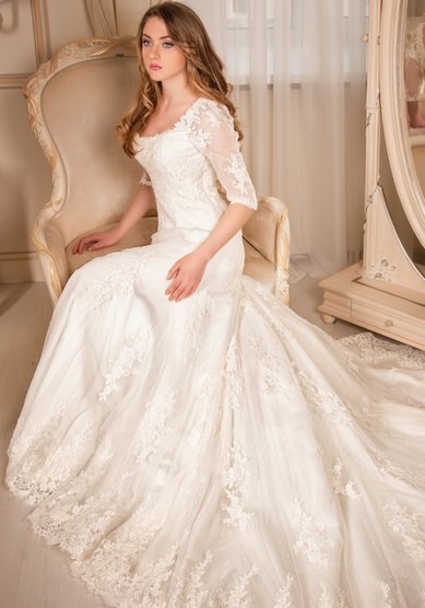 Свадебное платье 14001-К39592 - Свадебный салон Княжеская свадьба