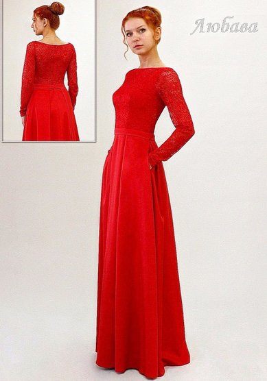 Вечернее платье Любава-А39894 - Свадебный салон АСТОРИЯ СТИЛЬ