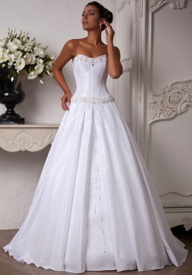 Свадебное платье Tefiya-B40146 - Свадебный салон Belle Amore