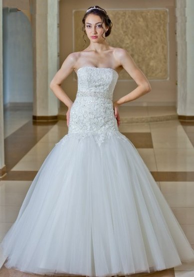 Свадебное платье Р0214-К40567 - Свадебный салон Княжеская свадьба