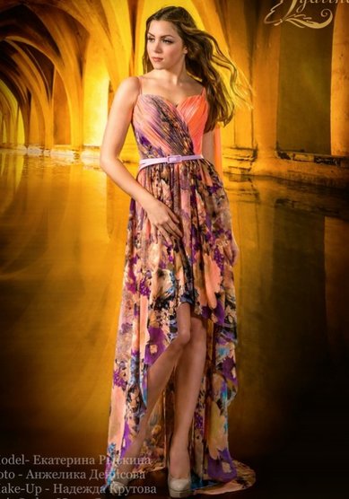 Вечернее платье Жоржетта-S40600 - Модный Дом Svetlana Lyalina