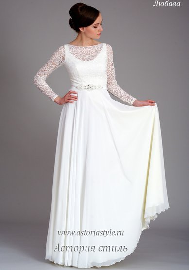 Свадебное платье Любава-А41706 - Свадебный салон АСТОРИЯ СТИЛЬ