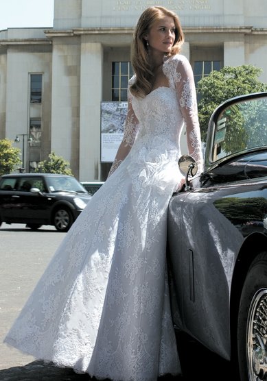 Свадебное платье FRANCE-K41952 - свадебная и вечерняя мода KATRIN SALON - не работают