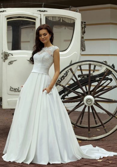 Свадебное платье Мэгги-B42148 - Свадебный салон BRIDE-CRYSTAL