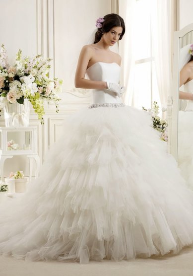 Свадебное платье Colet-B42177 - Свадебный салон BRIDE-CRYSTAL