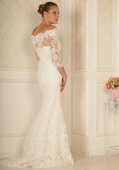 Свадебное платье Элегия (с болеро)-В42558 - Свадебный салон Венера