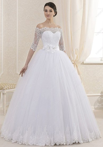 Свадебное платье Кристал-B42784 - Свадебный салон BRIDE-CRYSTAL