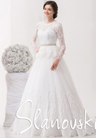Свадебное платье Slanovskiy 15007-S43029 - Свадебный салон Slanovskiy