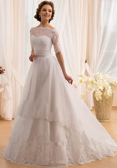 Свадебное платье Danaya-B43286 - Свадебный салон Belle Amore