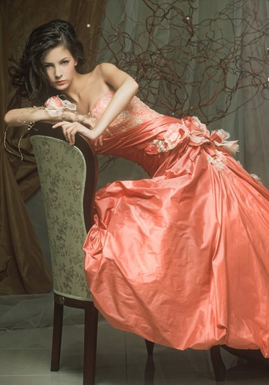 Вечернее платье Коралл-С43606 - Свадебный салон Счастливый Случай