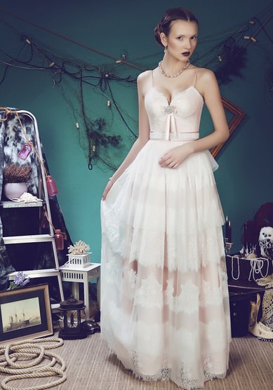 Свадебное платье Малиновый поцелуй-М43621 - Свадебный салон МОЯ СВАДЬБА