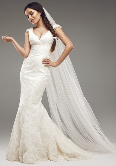 Свадебное платье Моника-A43955 - Дизайн-студия Amantes