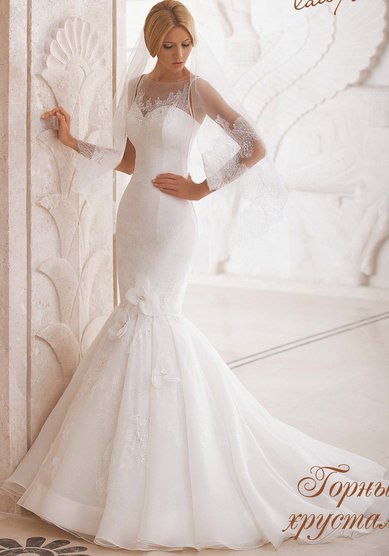 Свадебное платье Горный хрусталь-Y43968 - Салон свадебной и вечерней моды Your Love Story