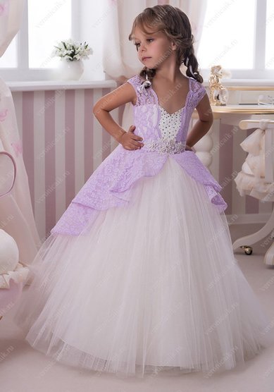 Детское платье YL34-Y44115 - Салон свадебной и вечерней моды Your Love Story