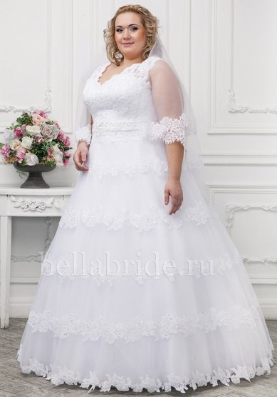 Свадебное платье А-0016-B44551 - Свадебный салон Bella Bride