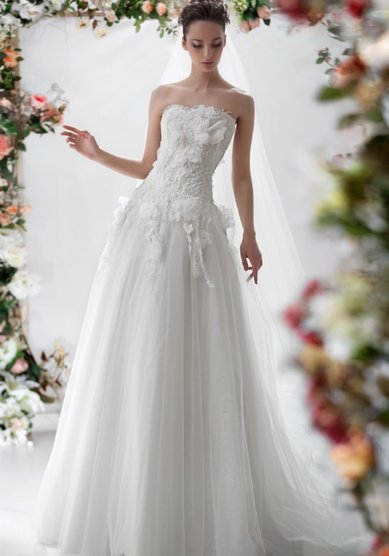 Свадебное платье Нежная лиля-С44675 - Свадебный салон Счастливый Случай